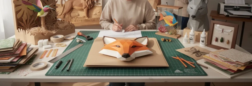 creer-des-formes-en-relief-inspires-des-animaux-en-papier